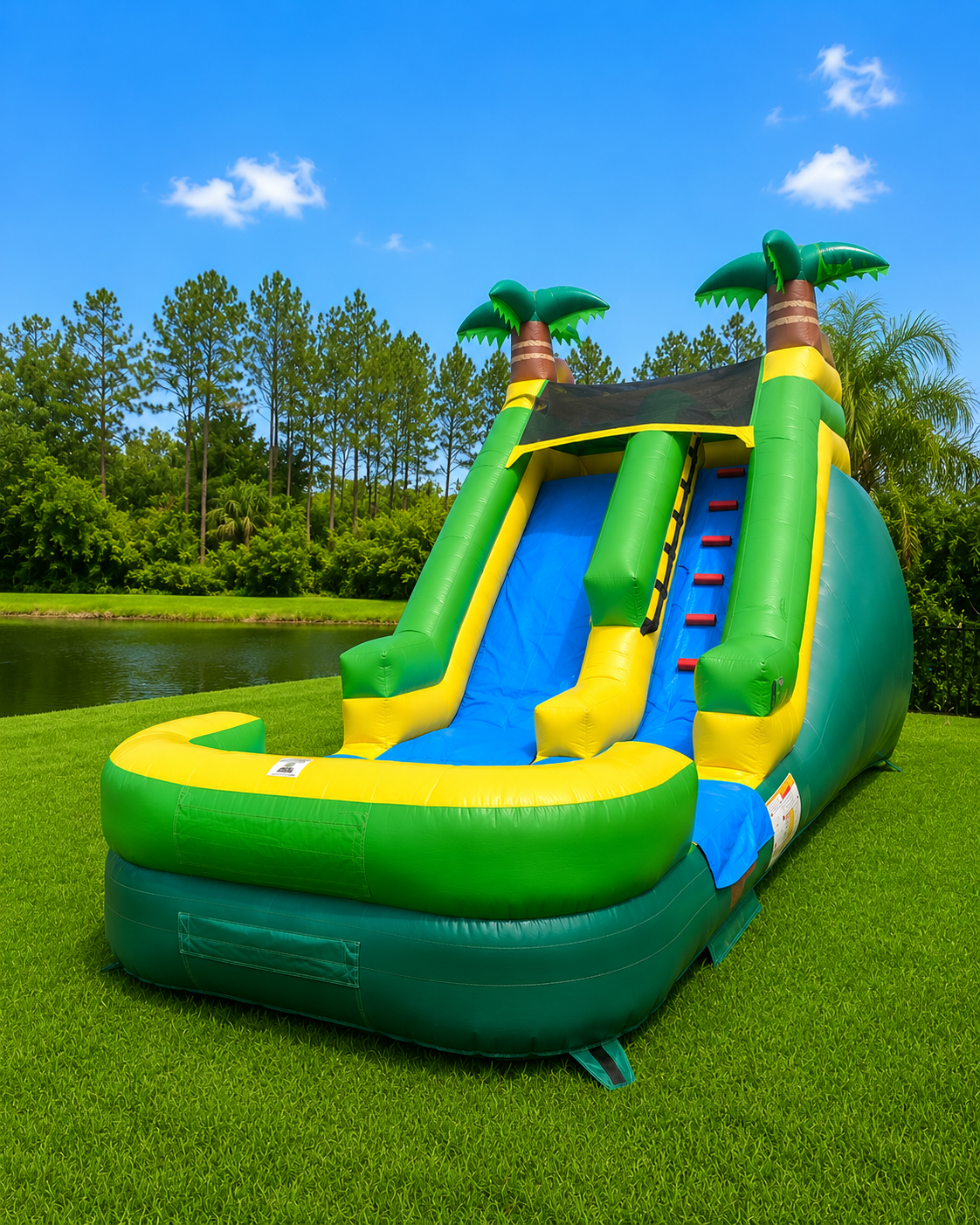 14 Palm Tree Slide and Splash