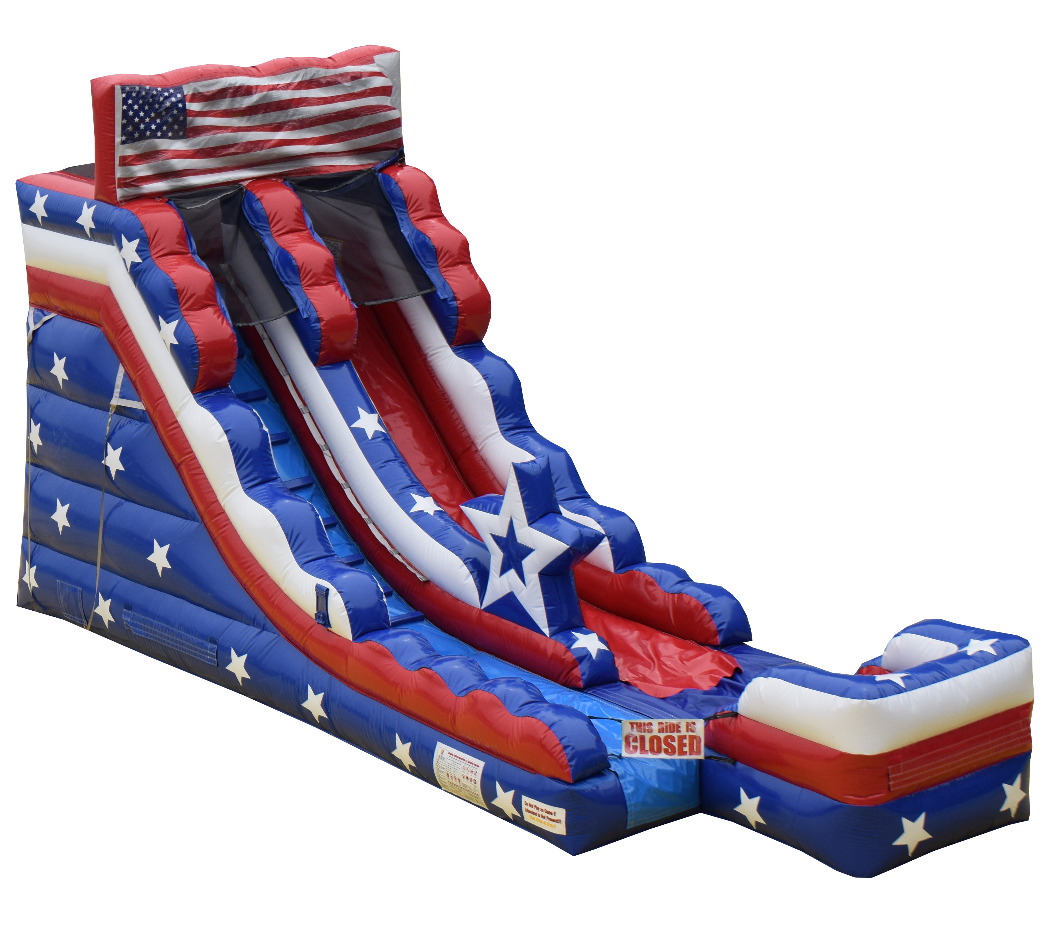 -NEW- 17 Stars and Splash Waterslide