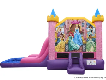 Disney Princess Combo Bounce House and Slide WET/DRY